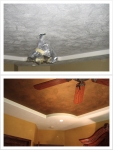 Before & After Photos, Tray Ceiling, Crows Foot Texture, Italian Finishes, Faux Finishes, Bella Faux Finishes, Sioux Falls, SD