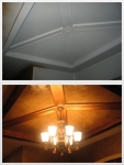 Before & After Photos, Entryway Ceiling, Italian Finishes, Bella Faux Finishes, Sioux Falls, SD