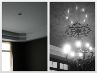 Before & After Photos, Tray Ceilings, Italian Venetian Plaster, Venetian Plaster,  Bella Faux Finishes, Sioux Falls, SD