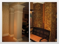 Before & After Photos, Columns, Italian Finishes, Bella Faux Finishes, Sioux Falls, SD