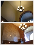 Before & After Photos, Entryway Walls, Italian Venetian Plaster, Venetian Plaster, Bella Faux Finishes, Sioux Falls, SD