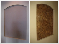 Before & After Photos, Niches, Italian Finishes, Bella Faux Finishes, Sioux Falls, SD