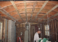 Barrel Ceiling, Restoration Project, Grant Houwman, Italian Venetian Plaster, Bella Faux Finishes, Sioux Falls, SD