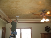 Tray Ceiling, Italian Venetian Plaster, Venetian Plaster, Bella Faux Finishes, Sioux Falls, SD