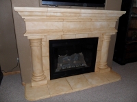 Fireplace, Italian Finishes, Faux Finishes, Bella Faux Finishes, Sioux Falls, SD