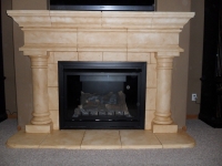 Fireplace, Italian Finishes, Faux Finishes, Bella Faux Finishes, Sioux Falls, SD