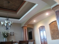 Tray Ceiling, Niche, Italian Venetian Plaster, Venetian Plaster, Italian Finishes, Bella Faux Finishes, Sioux Falls, SD