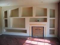 Fireplace Accent Wall, Shadow Box, Italian Finishes, Bella Faux Finishes, Sioux Falls, SD