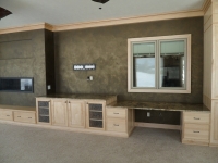 Family Room Fireplace Accent Wall, Italian Finishes, Faux Finishes, Bella Faux Finishes, Sioux Falls, SD