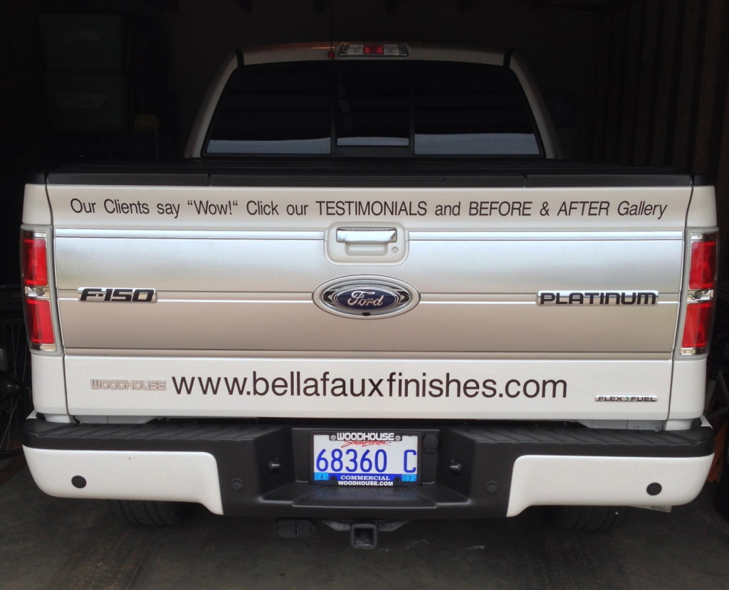 Bella Faux Finishes Truck